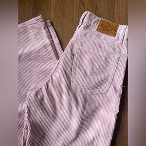 Levi’s pink corduroy